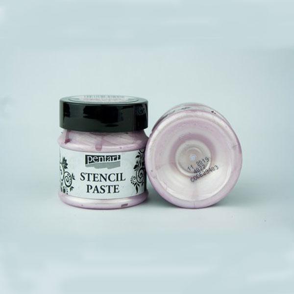 Stencil Paste Pearl Pentart 50ml - Candy Floss