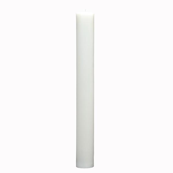 Λαμπάδα Στρογγυλή Λευκή 32x2.5 cm