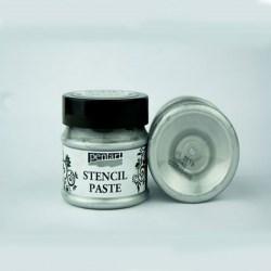 Stencil Paste Pearl Pentart 50ml - Silver