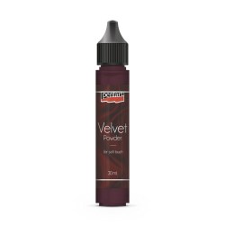 Velvet powder 6gr Pentart Garnet Red