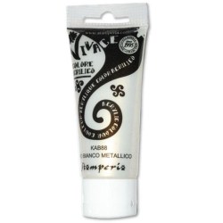 Χρώμα Vivace Stamperia 60ml - Metallic White Gold