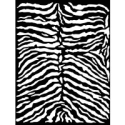 Mix Media Stencil Savana Zebra Pattern 25x20cm - Stamperia