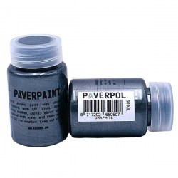 Paverpaint Μεταλλικό χρώμα Graphite 60ml Paverpol 