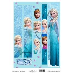 Ριζόχαρτο Ηρωίδες Frozen Disney Α3 