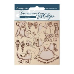 Διακοσμητικό Chipboard DayDream Kite 14x14cm Stamperia