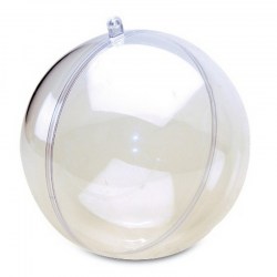 Μπάλα Plexiglass Διαφανής 16cm