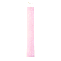 Λαμπάδα Ροζ Ξυστή 25 cm