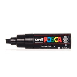 Μαρκαδόρος για όλες τις επιφάνειες Uni Paint POSCA 8mm - Μαύρο