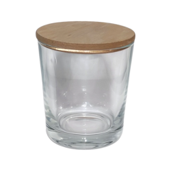 Ποτήρι γυάλινο για κερί 250ml - Διάφανο
