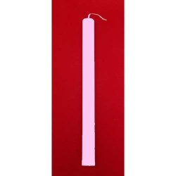 Λαμπάδες Ροζ Πλακέ 32 cm