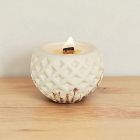 DIY Δοχεία Πορσελάνης για Κεριά | Terracotta & Λευκό – Xeirokamoto