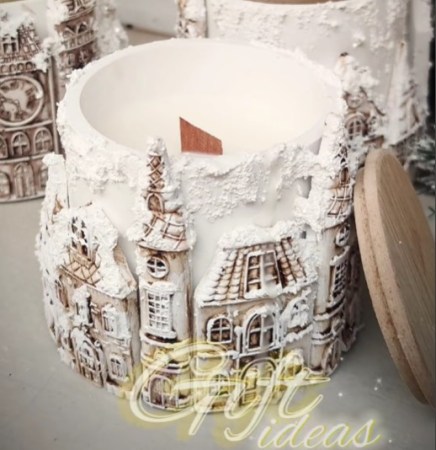 Porcelain-candle-houses
