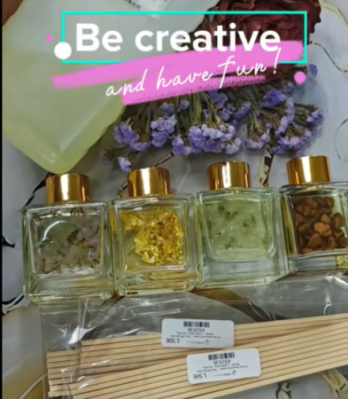 DIY αρωματικό χώρου diffuser ως δώρο τελευταίας στιγμής με υλικά από το xeirokamoto.gr