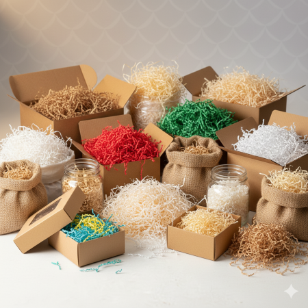 Υλικά συσκευασίας – χόρτο για γέμιση κουτιών