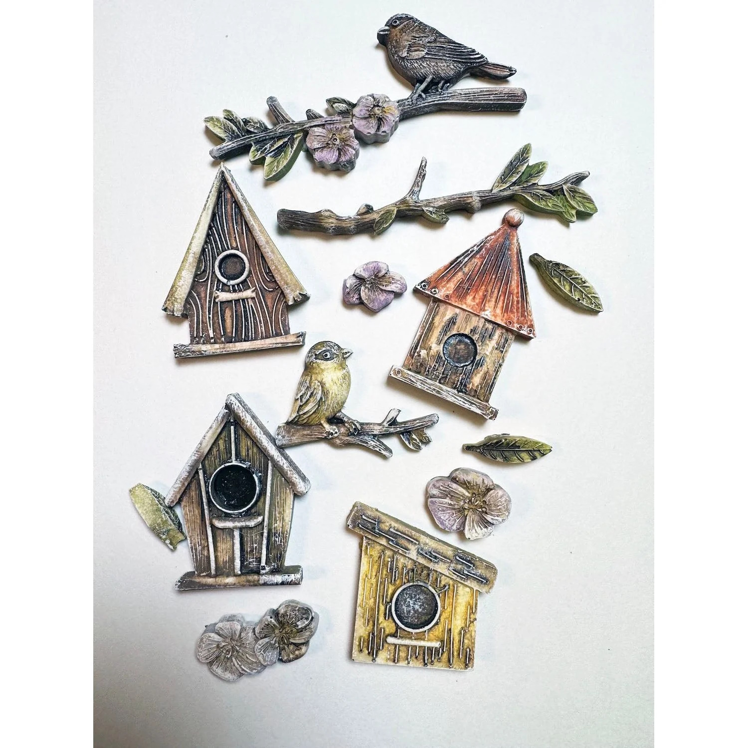 Καλούπι Σιλικόνης Golden Harmony Nests and Birds A5 - Stamperia