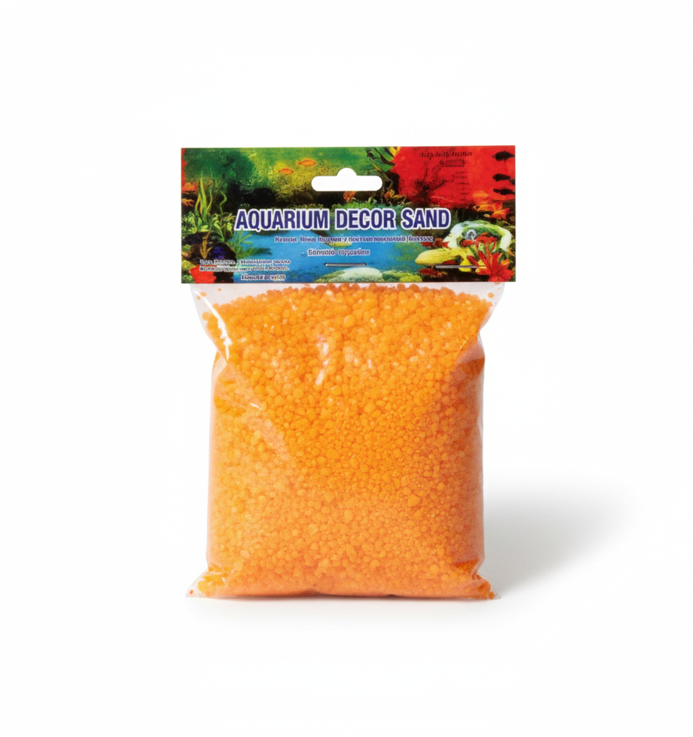 Στοίβα από Πορτοκαλί   διακοσμητική χρωματιστή άμμο σε λευκό φόντο