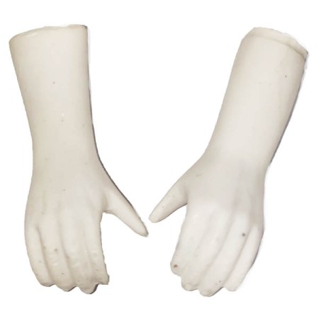 Γύψινα χέρια ALABASTER 6.5x2cm σετ 2 τεμάχια