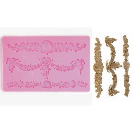 Καλούπι Μπορντούρες φυλλώματα 193x122mm 