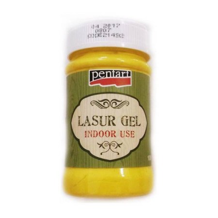 Χρώμα Lasur Gel Pentart 100ml - Yellow