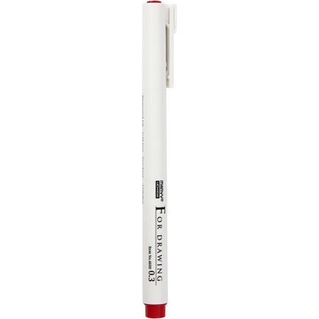Ανεξίτηλος Μαρκαδόρος Medalion   0.3 mm  - Κόκκινο
