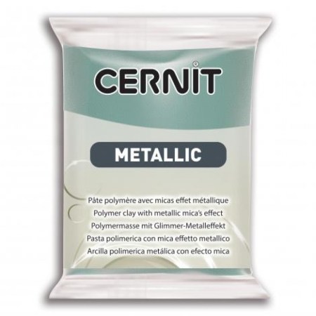 Πολυμέρικος πηλός Cernit Metallic 56gr No.054 Χρώμα Τυρκουάζ Χρυσό