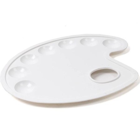 Παλέτα ζωγραφικής οβάλ 7 θέσεων 215x160mm
