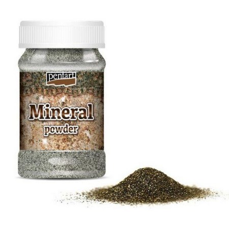 Mineral Powder Fine 130gr Pentart Quartz    Φυσικές πέτρες για διακόσμηση Πασπαλίζετε σε επιφάνειες πού έχουν Κολώδεις υλικά , όπως κόλλα βερνίκι ή Gel paste κτλπ.