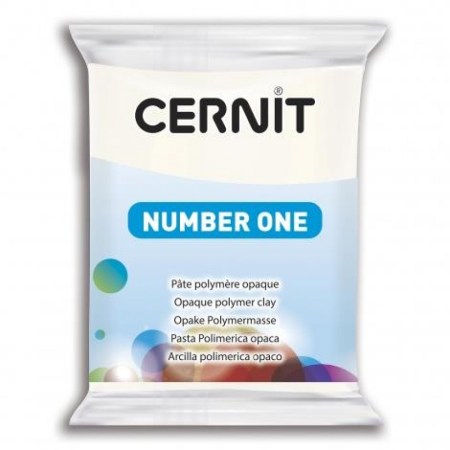 Πολυμέρικος πηλός Cernit 56gr No.027 Χρώμα Λευκό Καλυπτικό