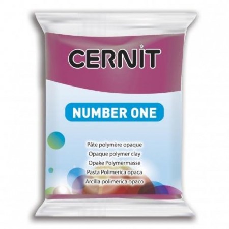 Πολυμέρικος πηλός Cernit 56gr No.411 Χρώμα Μπορντό