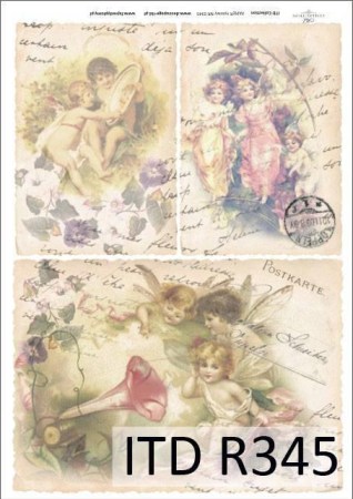 Ριζόχαρτο ITD Αγγελάκια & νεράιδες - 29.7x21cm