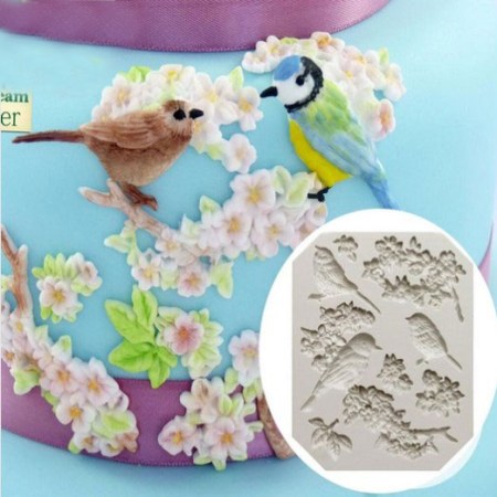 Καλούπι σιλικόνης Birds 2.8-10cm