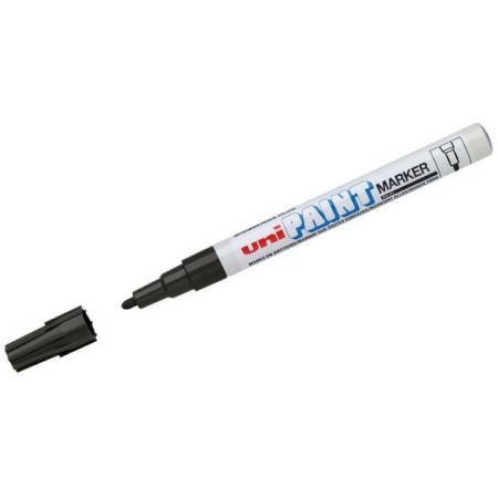 Ανεξίτηλος Μαρκαδόρος Uni Paint 0.8-1.2mm - Μαύρος
