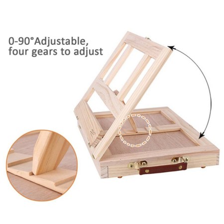 Επιτραπέζιο Καβαλέτο-Βαλιτσάκι 33,7x26x6,5cm με Συρτάρι