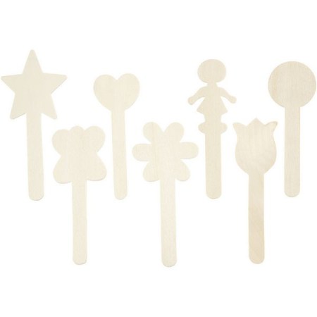 Lolly Sticks σχέδια - 15cm  7τεμ.