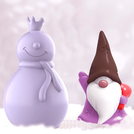 Καλούπι σιλικόνης Άγιος Βασίλης 11.2x7.1cm