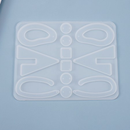 Καλούπι σιλικόνης με Διάφορα σχέδια μπρελόκ 15x11.7cm