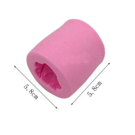 Καλούπι σιλικόνης με  τριαντάφυλλο 3d 5.7x5.8cm