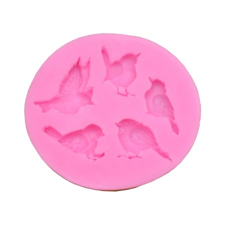 Καλούπι σιλικόνης πουλάκια 6.3x5.7cm