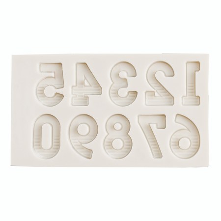 Καλούπι σιλικόνης αριθμοί 9.1x5.3cm