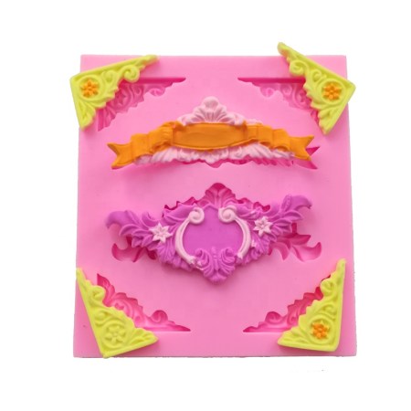 Καλούπι σιλικόνης γωνίες 102x92x10mm