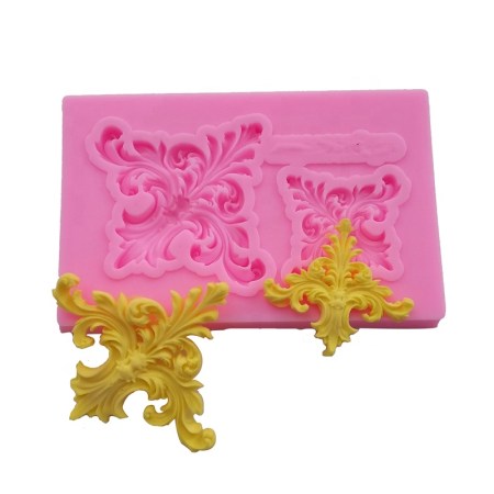 Καλούπι σιλικόνης Vintage Relief Border 6.3x4cm