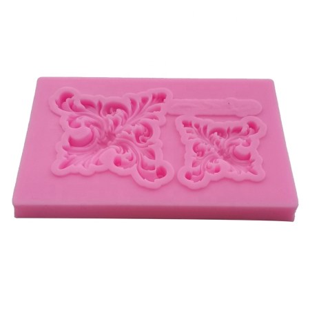 Καλούπι σιλικόνης Vintage Relief Border 6.3x4cm