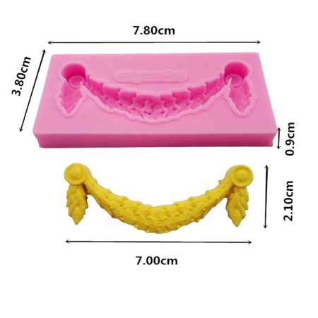 Καλούπι σιλικόνης Γιρλάντα 7.8×3.8×0.9cm
