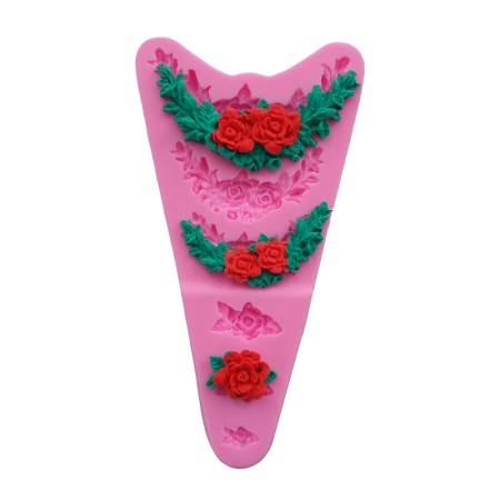 Καλούπι σιλικόνης Flower Lace 13.4x7.4x0.9cm