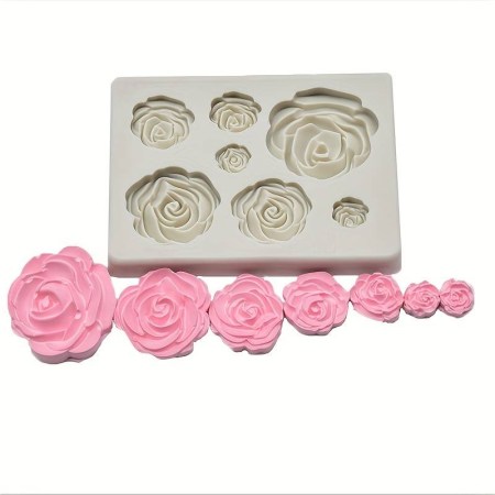 Καλούπι σιλικόνης τριανταφυλλάκια 8.9x6.5cm