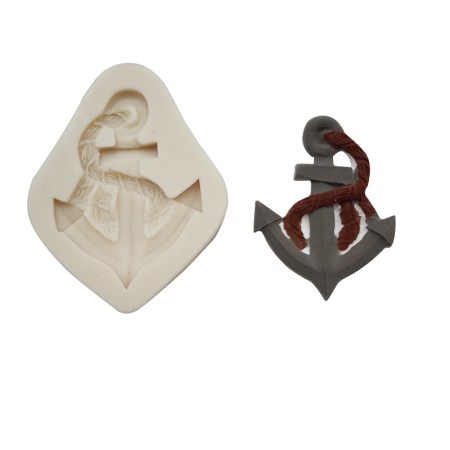 Καλούπι σιλικόνης Άγκυρα 66x51x11mm
