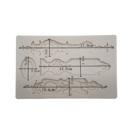 Καλούπι σιλικόνης διακοσμητικά 200x125mm 