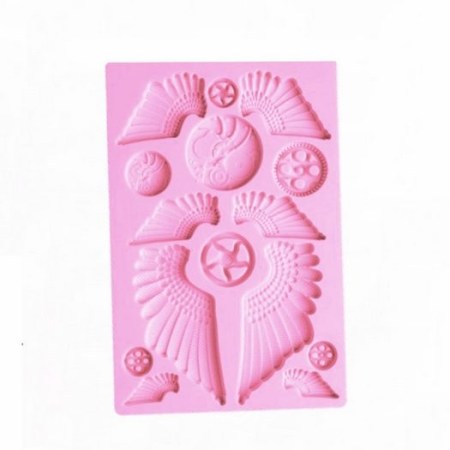 Καλούπι σιλικόνης Φτερά Γρανάζια 200x125mm