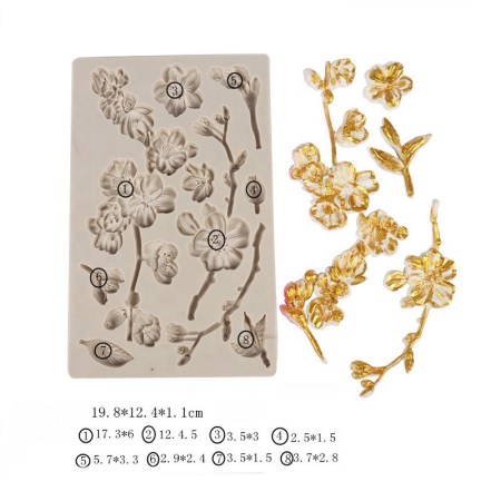 Καλούπι Άνθη Αμυγδαλιάς 193x122mm 