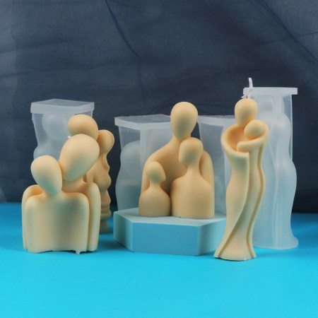 Καλούπι σιλικόνης με άγαλμα Ζευγάρι 8.5/8x6.3/5.6x14.5cm